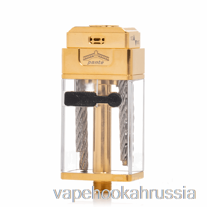 вейп сок Orca Vape X Mrjustright1 Ponte Xl Rdta Stubby Tank Gold